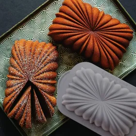 Fluted Rectangle Silicone Cake Mold