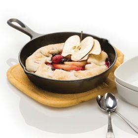 8-Inch Pre-Seasoned Cast Iron Skillet with Pour Spouts – Made in USA