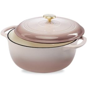 6-Quart Enameled Cast Iron Dutch Oven with Lid – Off White