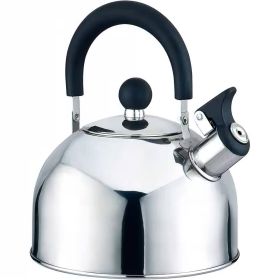 2.5-Quart Stainless Steel Whistling Tea Kettle with Stay-Cool Handle