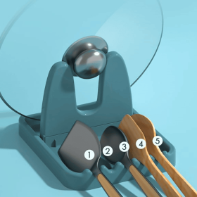 Foldable Lid & Utensil Holder