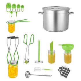 11-Piece Stainless Steel Canning Starter Kit – Water Bath Preserving Set