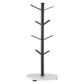 8-Hook Coffee Mug Tree with Marble Base