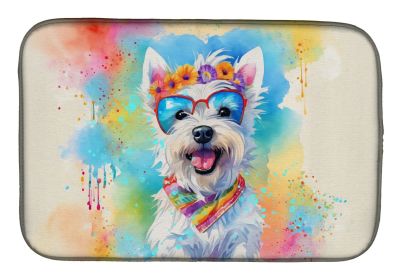 Absorbent Kitchen Dish Drying Mat (14" x 22")