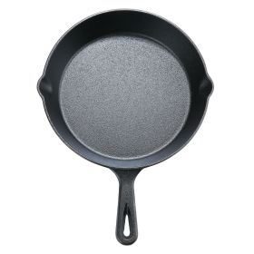 10.5" Pre-Seasoned Cast Iron Skillet – Heavy-Duty Nonstick Frying Pan