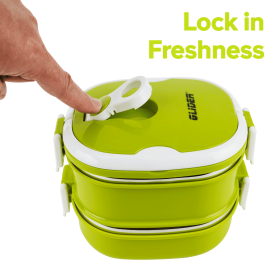 Collapsible Silicone Bento Lunch Box Set (4 Sizes)