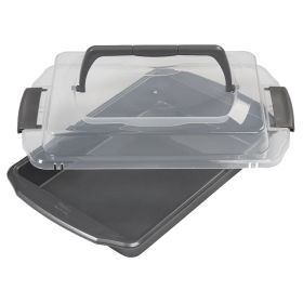13" x 9" Non-Stick Rectangular Baking Pan with Lid