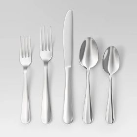 20-Piece Stainless Steel Flatware Set – Service for 4 (Option: StainlessSteel)