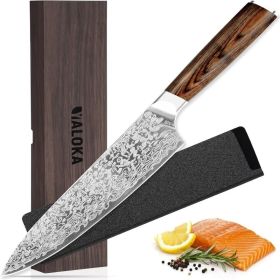 YALOKA 7.8" German Steel Chef Knife with Rosewood Handle (Option: Chef Knife)